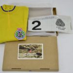 'Sammontana' Yellow/Blue 1970s Classic Vintage Cycling Jersey Size 2 L'Eroica - Image 5