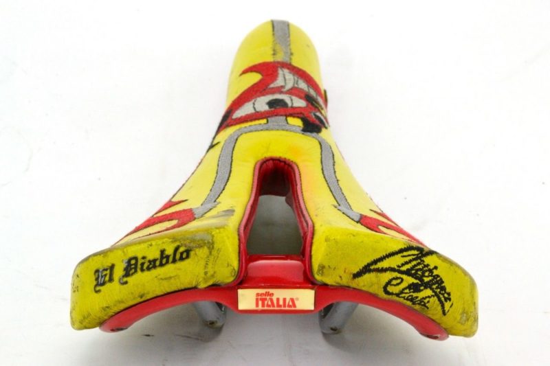 Selle Italia Claudio Chiappucci 'Diablo' Saddle 1990s Giro d'Italia L'Eroica - Image 4