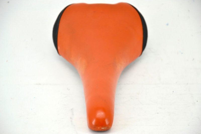 Selle Italia Flite Saddle Orange Leather Titanium Vintage 1997 1990s - Image 3