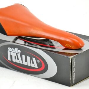 Selle Italia Flite Saddle Orange Leather Titanium Vintage 1997