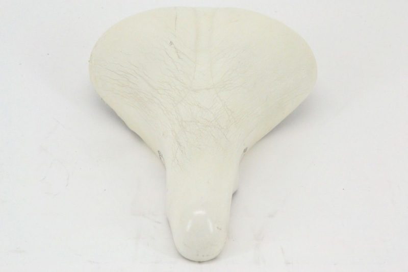 Selle Italia Lady Anatomica Saddle White Leather 1980s Made in Italy L'Eroica - Image 2