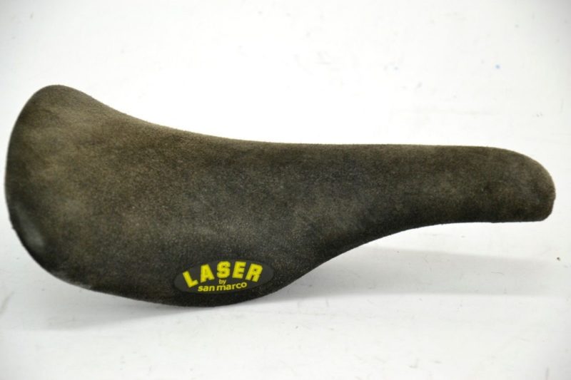 Selle San Marco 'Laser Colnago' Saddle Grey Suede 1980s Classic Campagnolo - Image 3