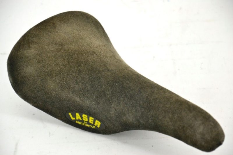 Selle San Marco 'Laser Colnago' Saddle Grey Suede 1980s Classic Campagnolo - Image 6