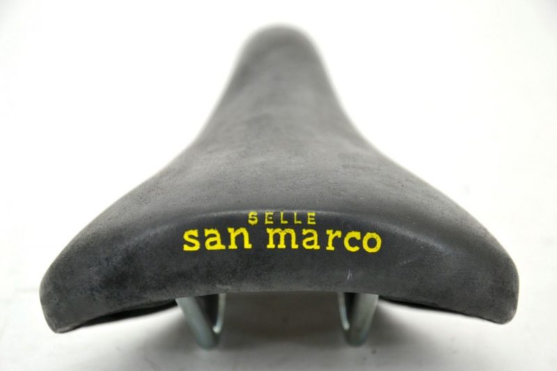 Selle San Marco Prestige 310 Saddle Black Leather 1970s 1980s Classic Campagnolo - Image 3