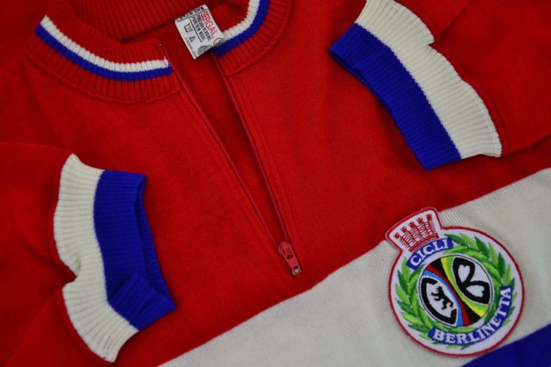 Sergal Red/White/Blue 1970s Classic Vintage Cycling Jersey Size 3 L'Eroica - Image 3