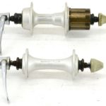 Shimano 105 Hubset FH1051 HB1050 36/36 Hole 126mm/100mm Grey Anodised 7 Speed - Image 2