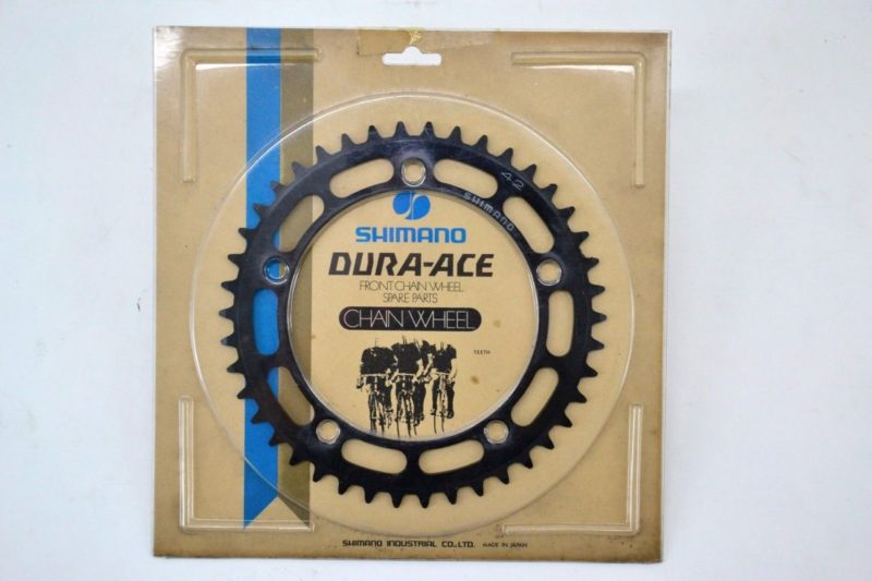 Shimano Dura-Ace Black 1st Gen Vintage 42T Chainring GA-200 Rare Best Quality