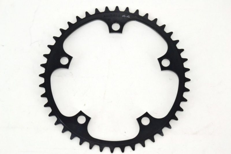 Shimano Dura Ace Chainring Black 130BCD 44T Made in Japan - Image 2