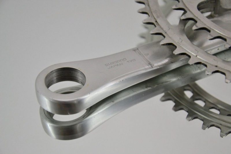 Shimano Dura-Ace EX Vintage Crankset 170mm 1980s FC-7200 Vintage L'Eroica TDF - Image 5