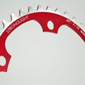 Stronglight 'Zicral' Red Chainring - Cicli Berlinetta