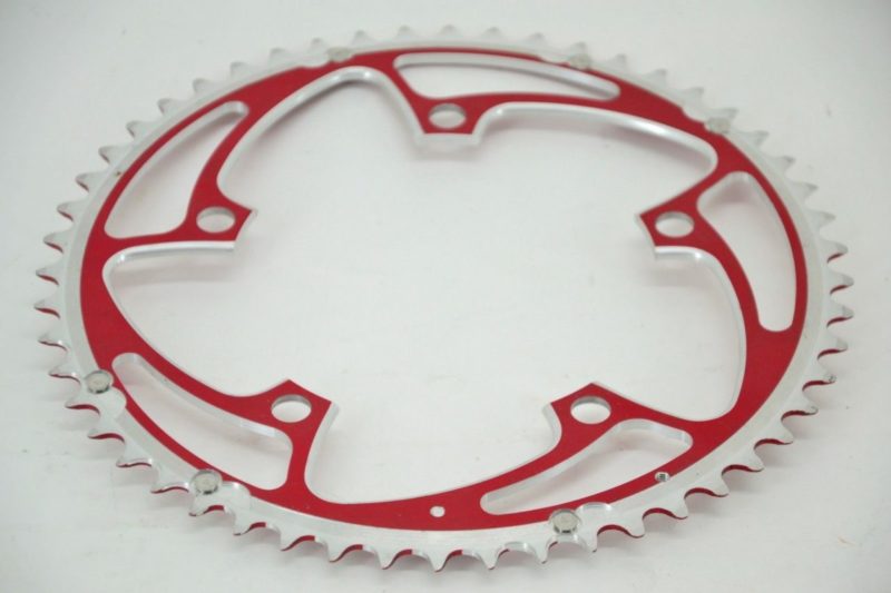 Stronglight 'Zicral' Red Road Chainring 8/9/10 Speed 52T 130BCD Shimano 3/32" - Image 5