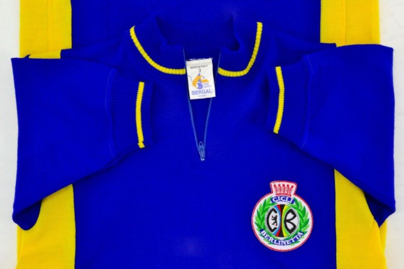 Team Sammontana Classic Cycling Jersey Size 3 41cm Chest 50/50 Wool L'Eroica - Image 4