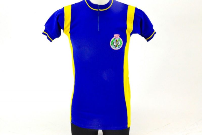 Team Sammontana Classic Cycling Jersey Size 3 41cm Chest 50/50 Wool L'Eroica