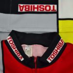 Team Toshiba NOS Mondrian 1989 Vintage Cycling Jersey Size 4 - Image 4