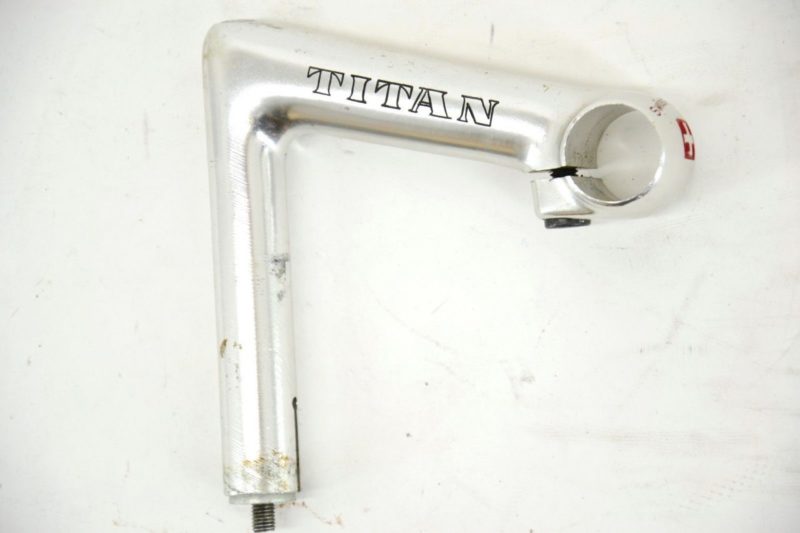 Titan (Switzerland) Pantograph Road Stem 25.8mm 120mm Silver Campagnolo L'Eroica - Image 5