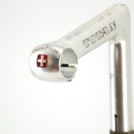 Titan (Switzerland) Pantograph Road Stem 25.8mm 120mm Silver Campagnolo L'Eroica - Image 7