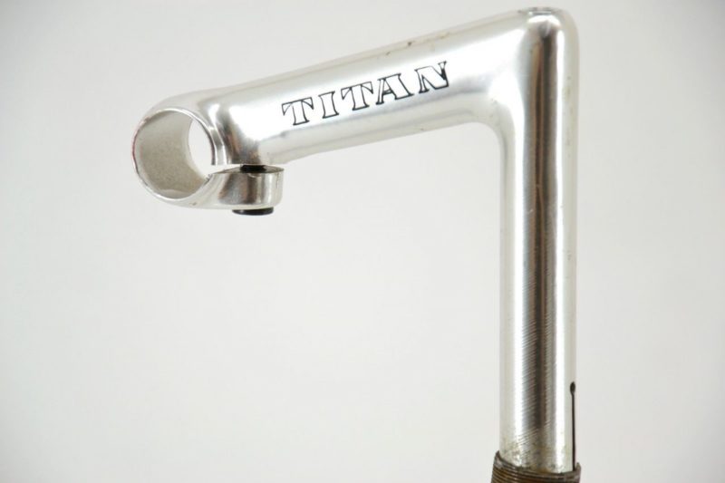 Titan (Switzerland) Pantograph Road Stem 25.8mm 120mm Silver Campagnolo L'Eroica - Image 8