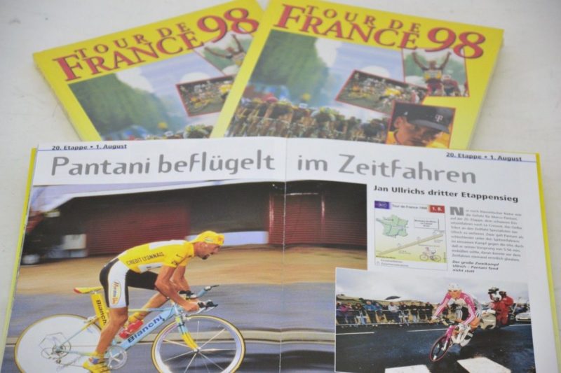 Tour De France '98 Deutsch Commemorative Book by Jörg Brokmann & Wolfgang Hilber - Image 2