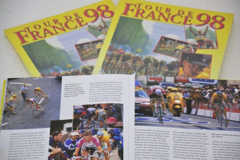 Tour De France '98 Deutsch Commemorative Book by Jörg Brokmann & Wolfgang Hilber - Image 3
