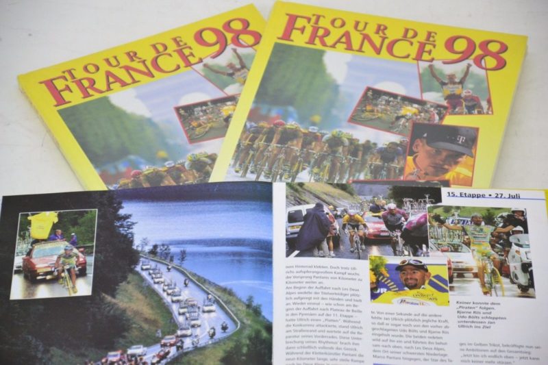 Tour De France '98 Deutsch Commemorative Book by Jörg Brokmann & Wolfgang Hilber - Image 4