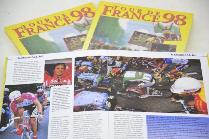 Tour De France '98 Deutsch Commemorative Book by Jörg Brokmann & Wolfgang Hilber - Image 6