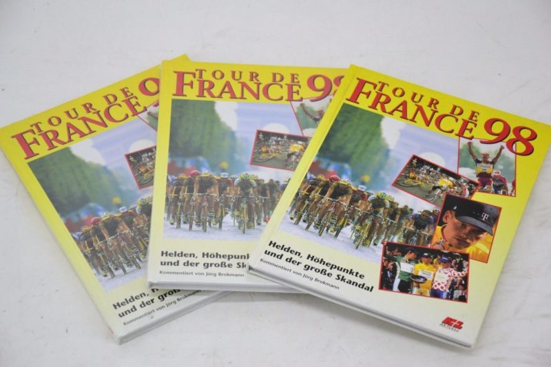 Tour De France '98 Deutsch Commemorative Book by Jörg Brokmann & Wolfgang Hilber