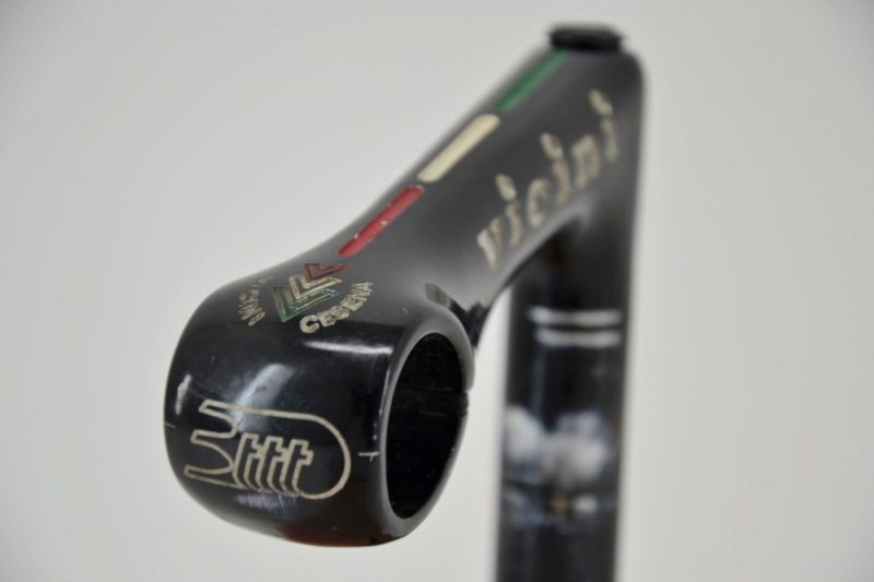 Vicini 3TTT 100mm 25.8mm Cesena Black Original Vintage Pantograph Stem L'Eroica - Image 3