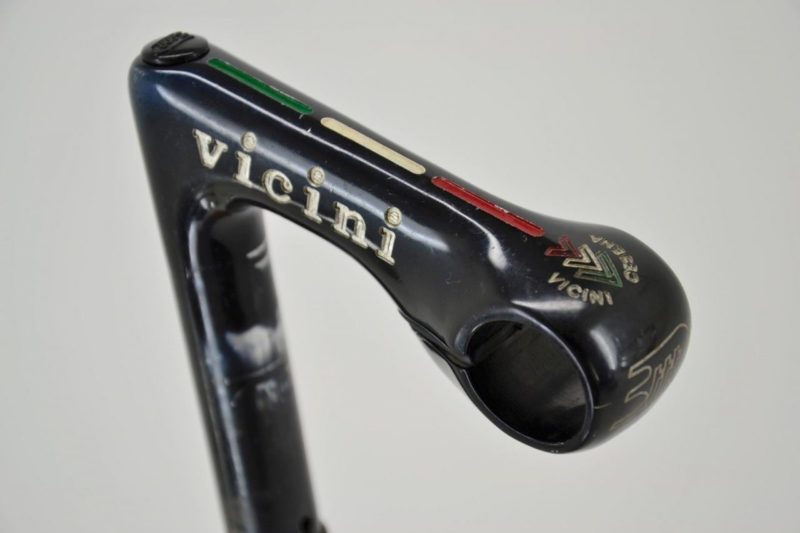 Vicini 3TTT 100mm 25.8mm Cesena Black Original Vintage Pantograph Stem L'Eroica
