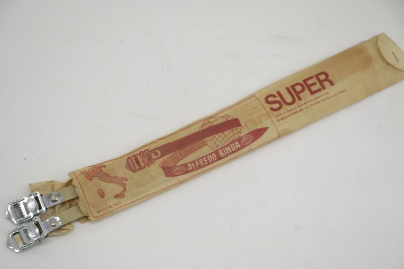 Vintage Alfredo Binda Laminated Toe Straps