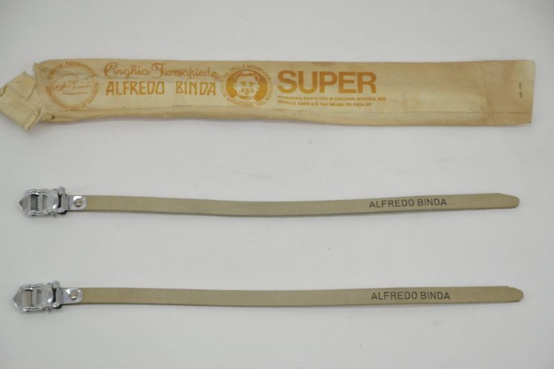 Vintage Alfredo Binda Laminated Toe Straps