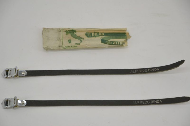 Vintage Alfredo Binda Laminated Toe Straps