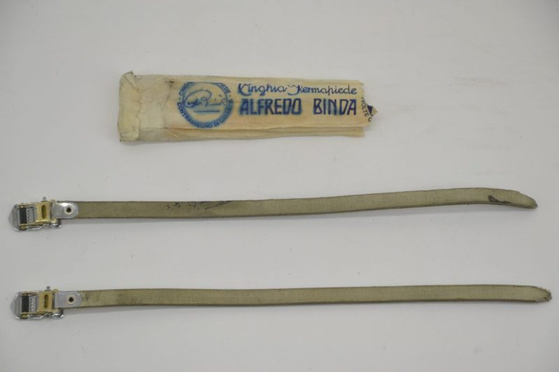 Vintage Alfredo Binda Laminated Toe Straps