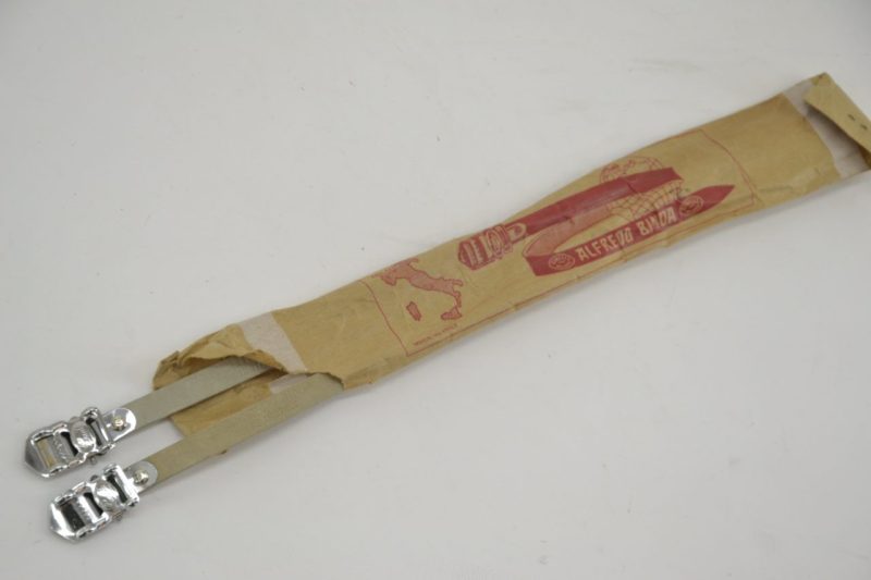 Vintage Alfredo Binda Laminated Toe Straps