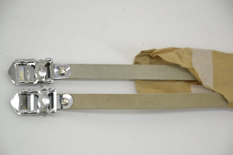 Vintage Alfredo Binda Laminated Toe Straps