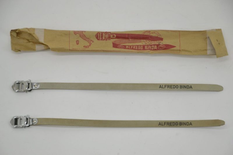 Vintage Alfredo Binda Laminated Toe Straps