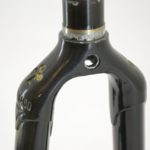 Colnago Road Fork Black, Columbus Steel, Straight, Pantographed. - Image 8