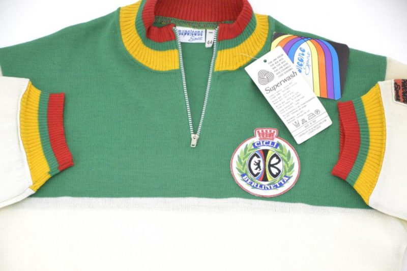Vintage Wool Cycling Jersey by Sergal