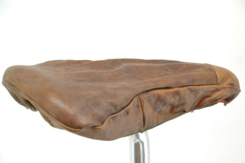 Vintage Italian Real Leather Saddle Covers