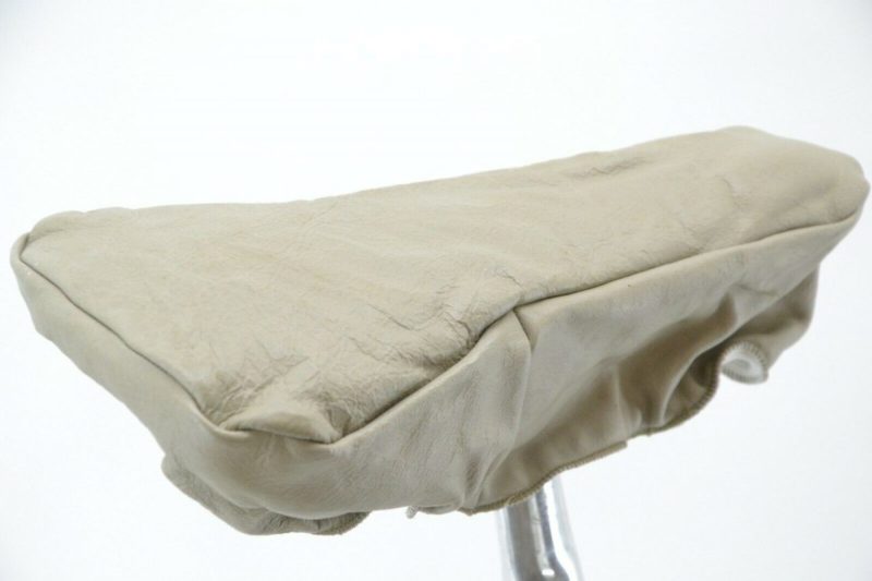 Vintage Italian Real Leather Saddle Covers