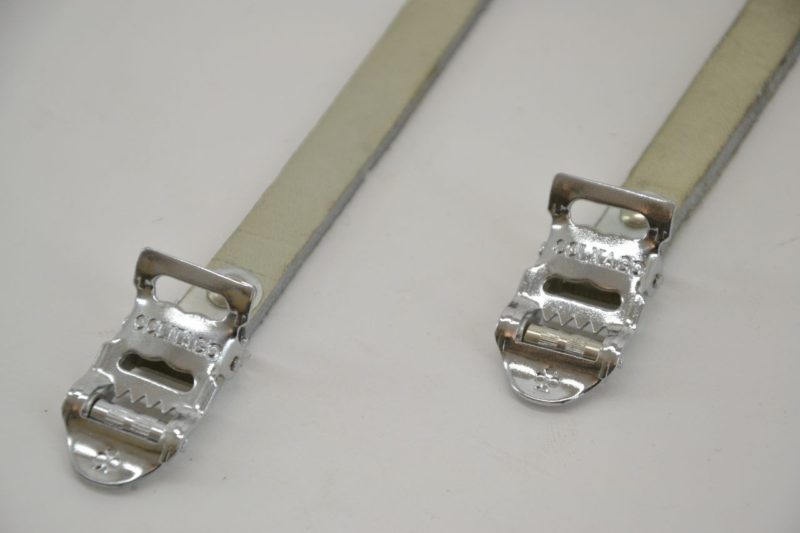 Vintage Colnago leather Toe Straps NOS