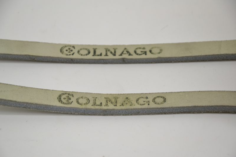 Colnago cream leather toestraps