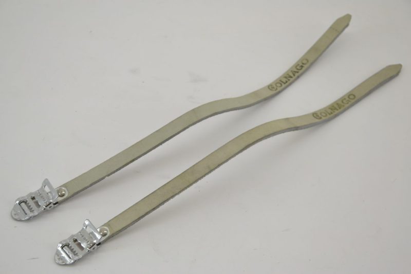 Vintage Colnago leather Toe Straps NOS