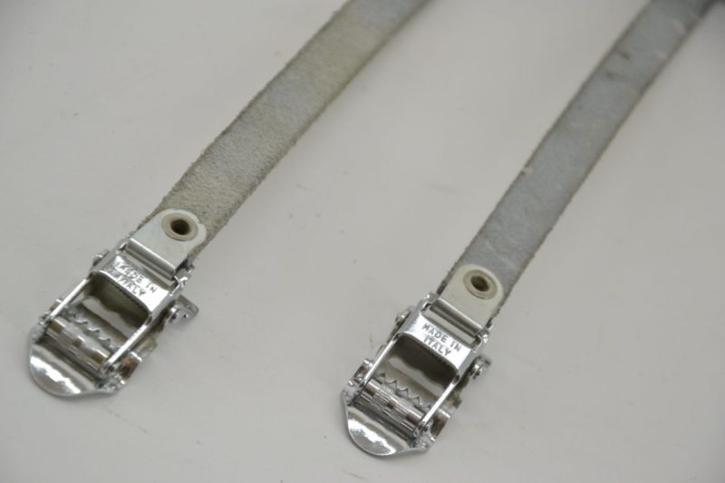 Vintage Colnago leather Toe Straps NOS