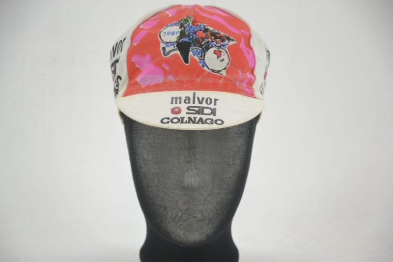 Vintage Team Malvor Sidi Colnago Cycling Cap