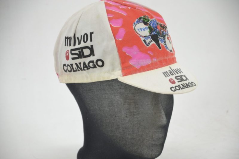 Vintage Team Malvor Sidi Colnago Cycling Cap