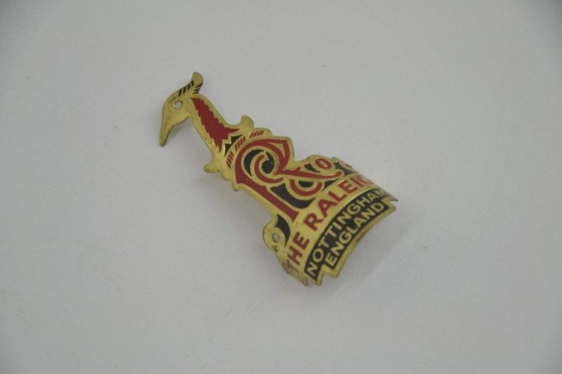 Vintage Raleigh Heront Crest Headbadge NOS