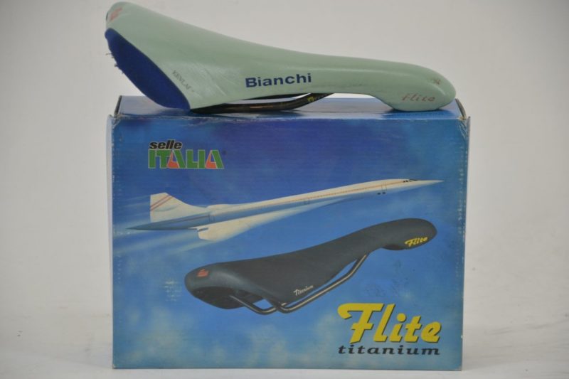 Vintage Selle Italia Flite Bianchi