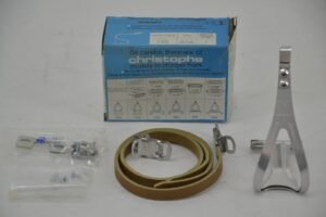 Vintage Christophe 496z Toe Clips with Straps