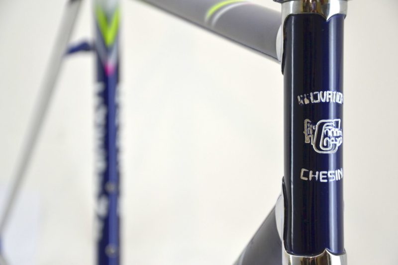 Vintage Chesini Innovation Road Frameset Purple & white