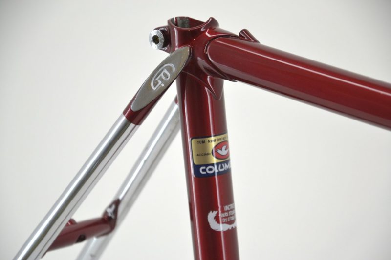 Vintage Pinarello Prestige road frame Candy Apple Red